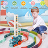 Automatic Domino Train Set - Educational Toy for Kids