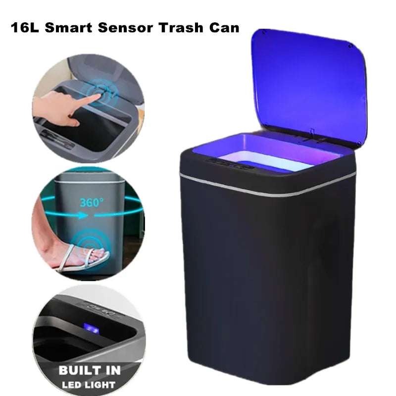 16L Automatic Sensor Garbage Bin