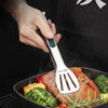 Non-Slip Stainless Steel Kitchen Food Tongs in Various Sizes