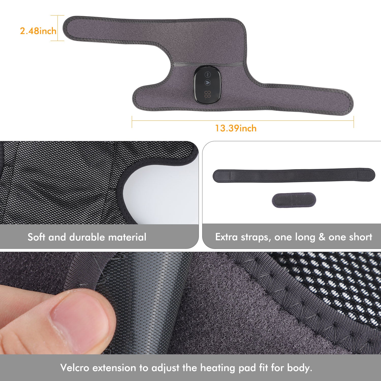 Electric Heating Knee Massager for Joint Pain Relief and Physiotherapy