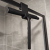 Glass Shower Squeegee with Handle - Household Cleaning Tool - B No Hook