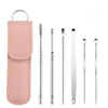 Stainless Steel Earpick Ear Cleaner Spoon Kit for Ear Wax Removal