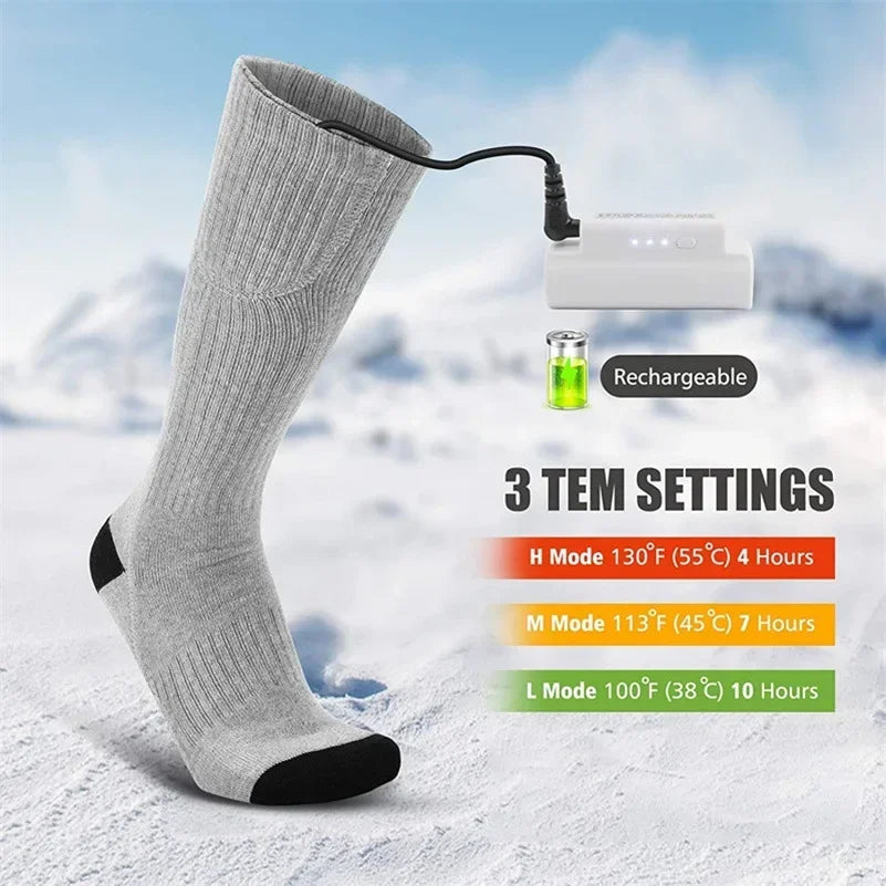 Rechargeable Heated Socks for Winter Sports