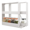 Multi-Function Spice Organiser Rack - Rotating Storage Shelf & Sliding Function