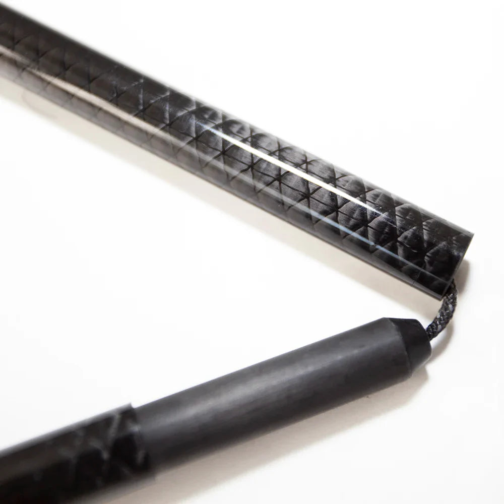 Carbon Fiber Trekking Poles with Diamond Twill Pattern - Portable Folding Hiking Sticks