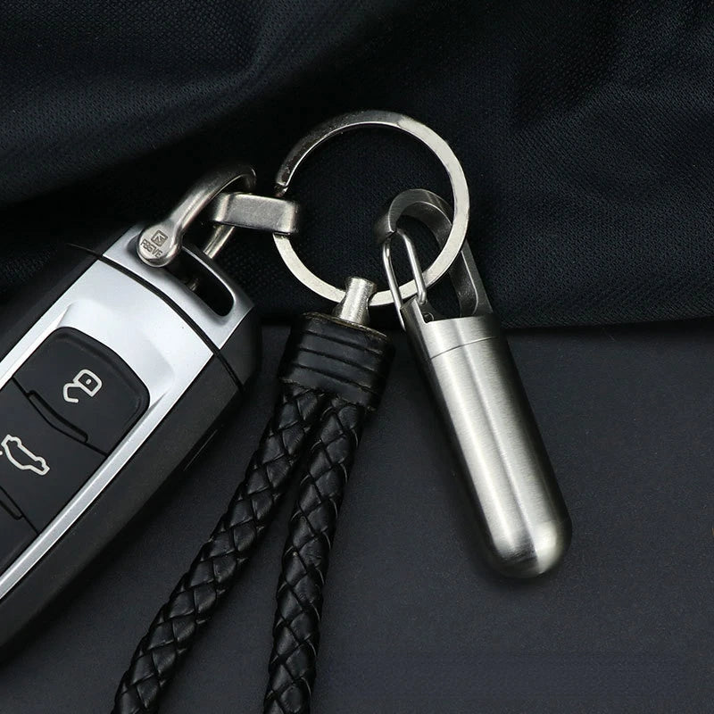 Portable Stainless Steel Waterproof Pill Box for Travel