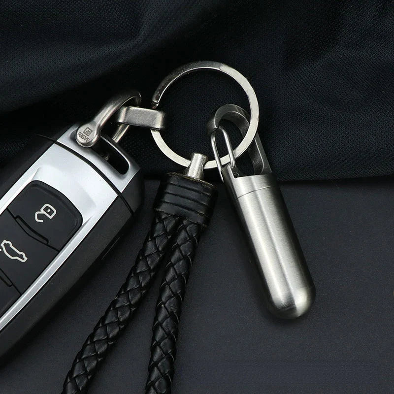 Portable Stainless Steel Waterproof Pill Box for Travel