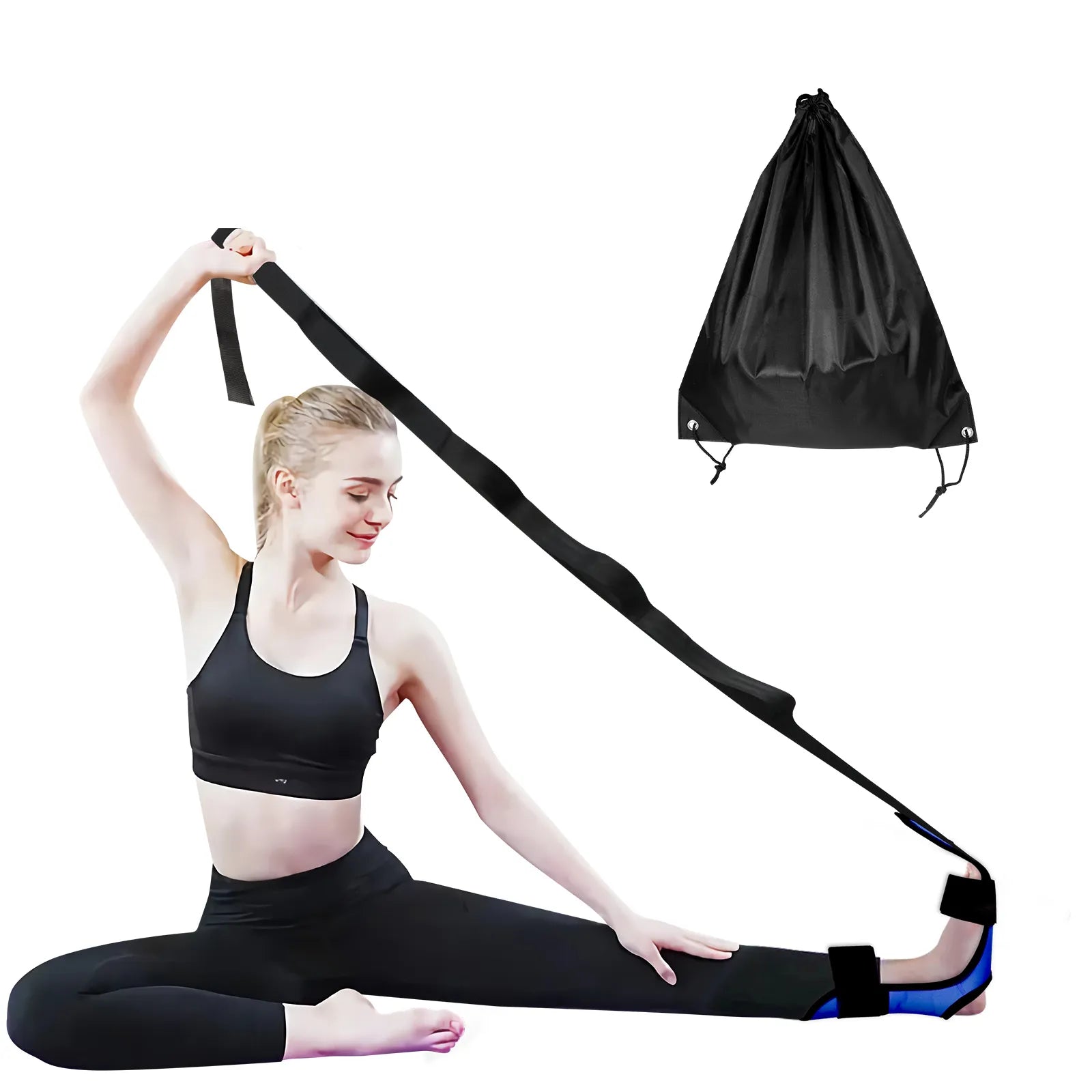 Flexible Yoga Strap Belt for Leg and Foot Stretching