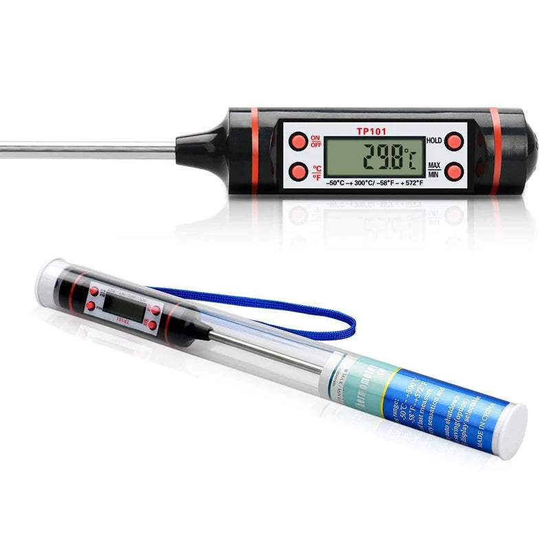 Digital Kitchen BBQ Food Thermometer for Meat, Candy, and More