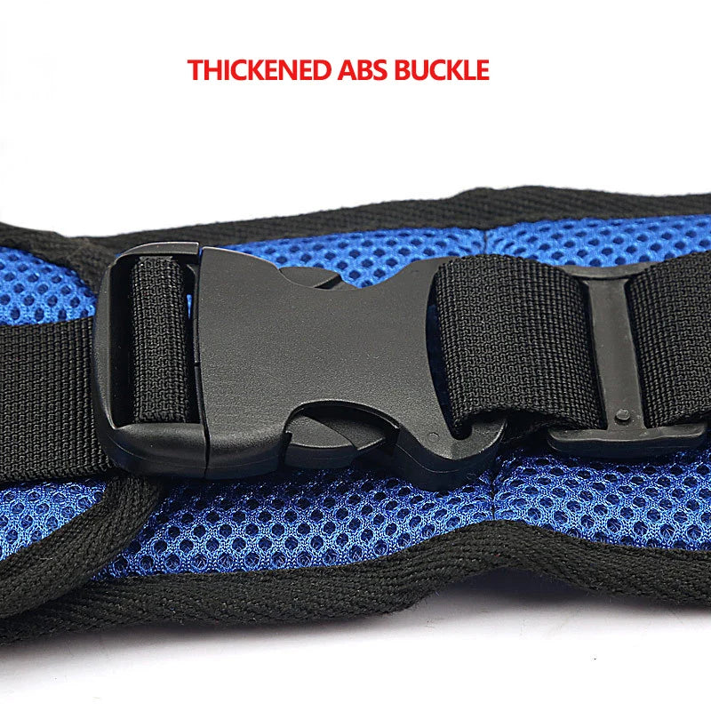 Wheelchair Fall Prevention Safety Seat Belt with Shoulder Fixing Straps for Elderly Patients