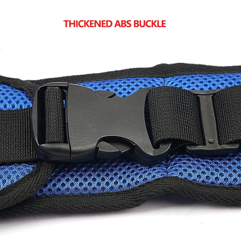 Wheelchair Fall Prevention Safety Seat Belt with Shoulder Fixing Straps for Elderly Patients