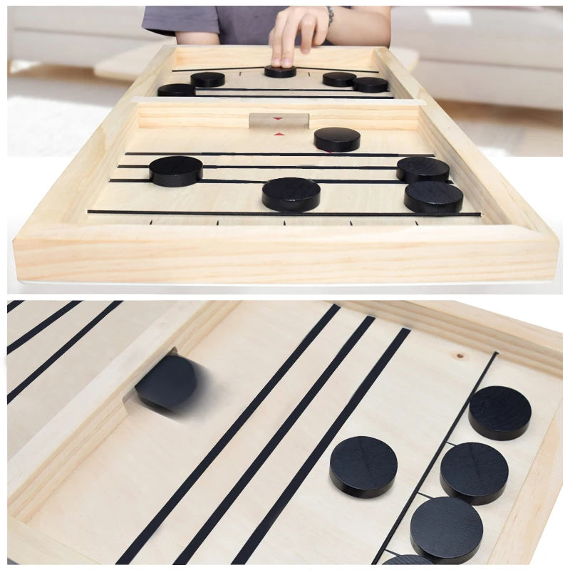 Fast Sling Puck Game - Interactive Table Hockey for All Ages