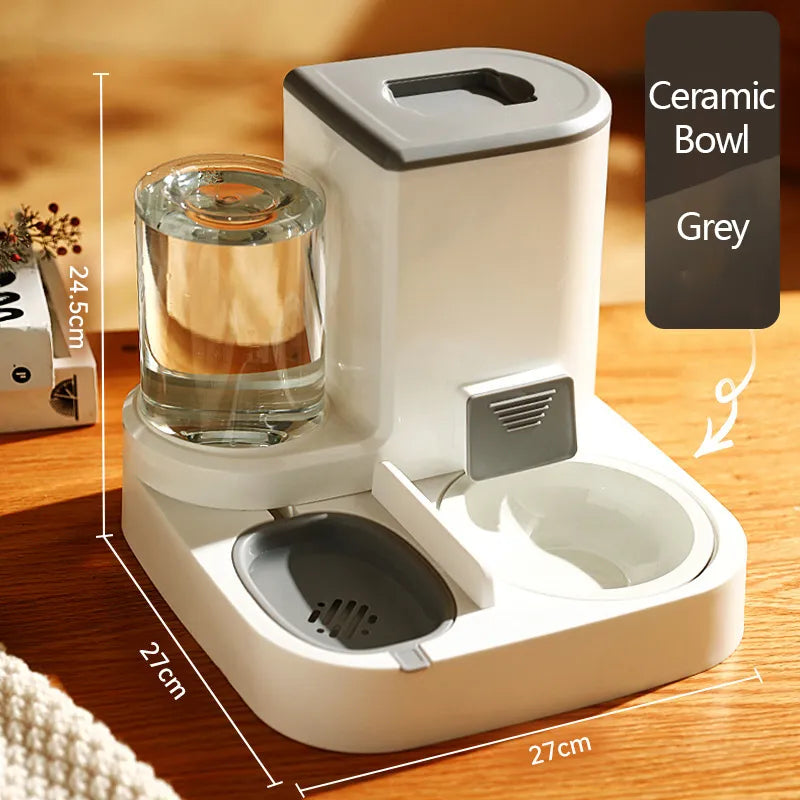 Kimpets Large Capacity Automatic Pet Feeder & Water Dispenser