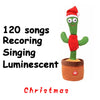 Dancing Cactus Talking Toy - Singing, Recording, and Interactive Plush Gift