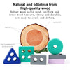 Mini Montessori Wooden Building Blocks