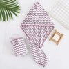 Pineapple Coral Fleece Hair Drying Turban - Quick Absorbent, 25x65cm