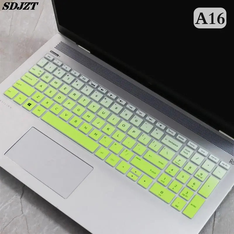 Silicone Keyboard Cover Protector for 15.6" HP Pavilion Laptops