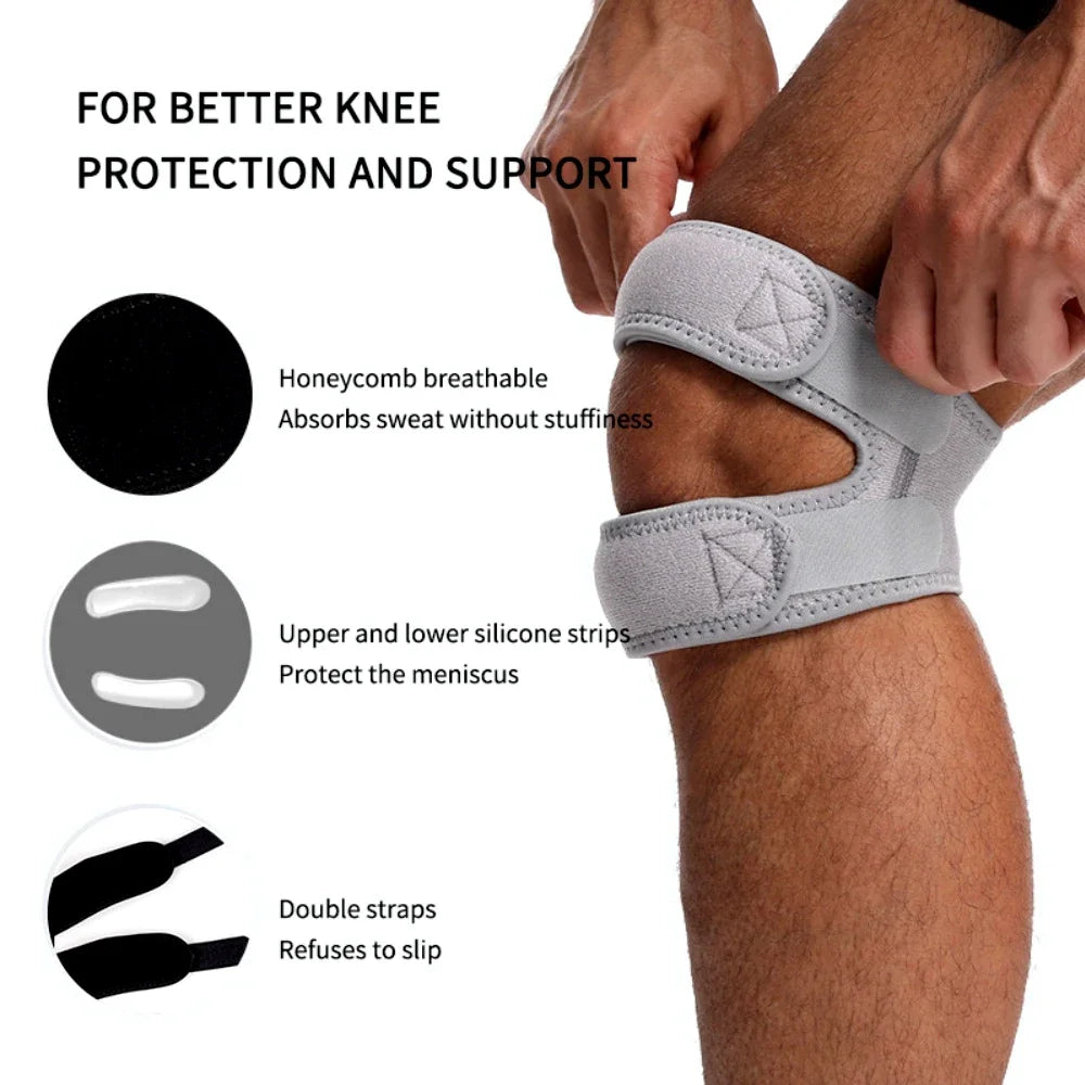 Adjustable Patella Knee Brace for Pain Relief and Support