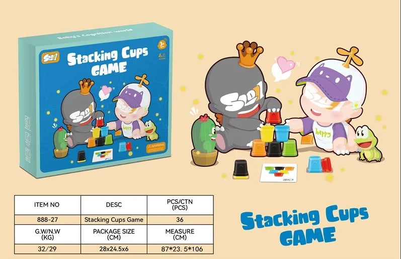 Fast Stacking Cups for Kids
