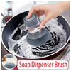 Kitchen Soap Dispensing Dishwashing Brush - Easy-to-Use Scrubber with Soap Dispenser - Set  a Ste...