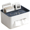 Multifunctional Desk Organizer - Tissue Box and Remote Control Holder