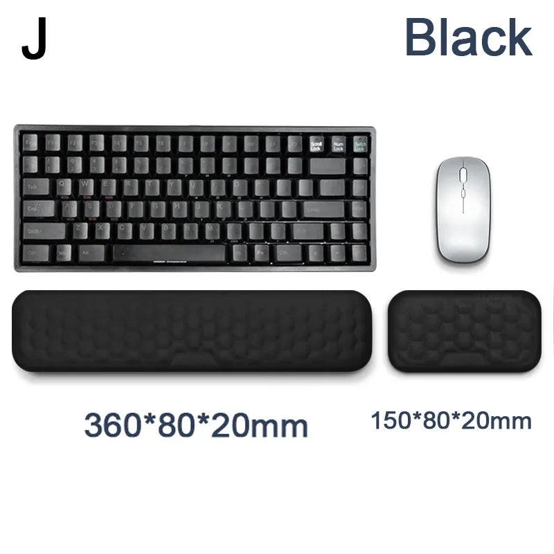 Ergonomic Keyboard and Mouse Wrist Rest for Office Comfort