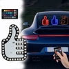 Car Finger Light Set with Remote Control - Funny Window Sign - Style B