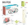 Automatic Domino Train Set - Educational Toy for Kids