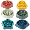 Anti-Choking Slow Food Bowl for Pets - Multiple Colors and Shapes - Picture Color