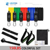 5-Tube Resistance Band Set with Accessories for Full-Body Workout