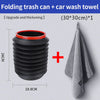 Foldable Car Trash Bin for Interior Storage