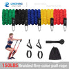 5-Tube Resistance Band Set with Accessories for Full-Body Workout