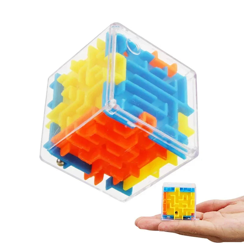 3D Maze Magic Cube - Fun and Stress-Relief Puzzle Toy for Children