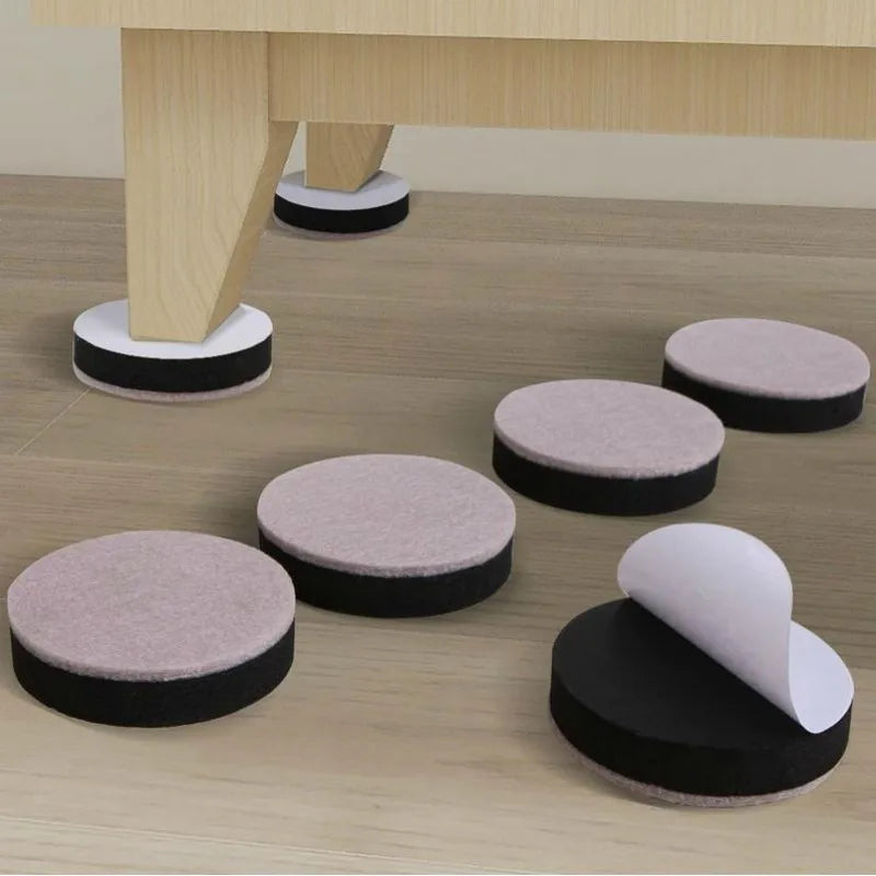 Self-Adhesive Chair Leg Pads for Furniture Floor Protection