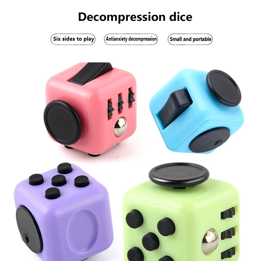 6-Sided Playable Decompression Finger Tip Dice Magic Cube