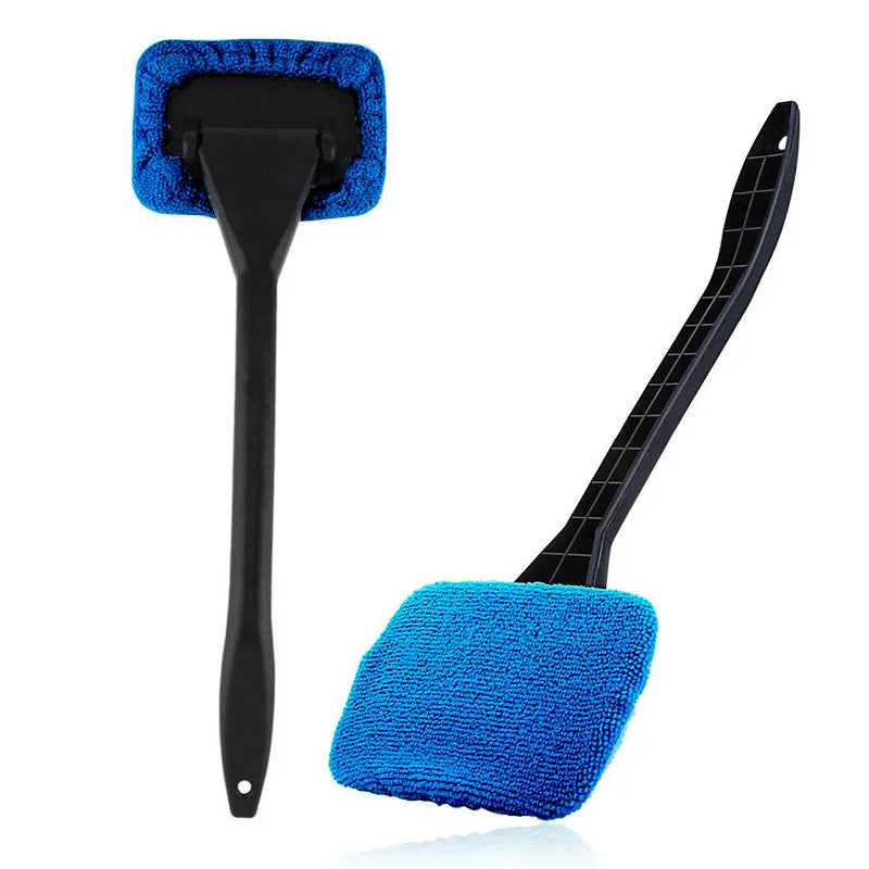 Car Window Cleaner Kit with Long Handle for Interior Glass