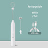 Handheld Electric Whisk - Rechargeable USB Mixer - FREE FROTHER ATTACHMENT