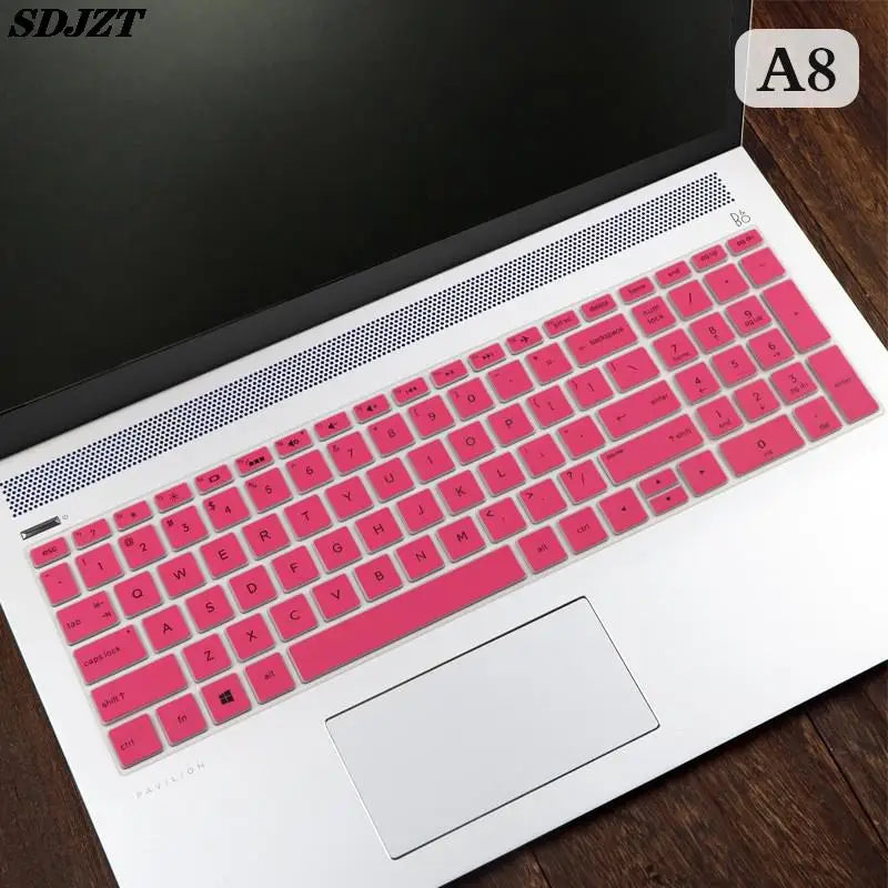 Silicone Keyboard Cover Protector for 15.6" HP Pavilion Laptops