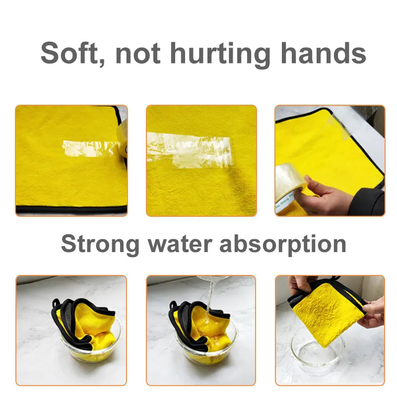 Extra Soft Microfiber Car Wash Towels