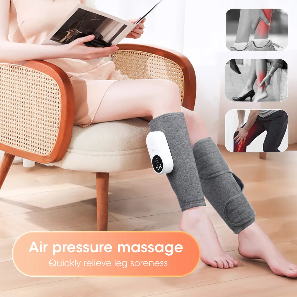 Calf Massager with Air Pressure: Pain Relief and Circulation Enhancement