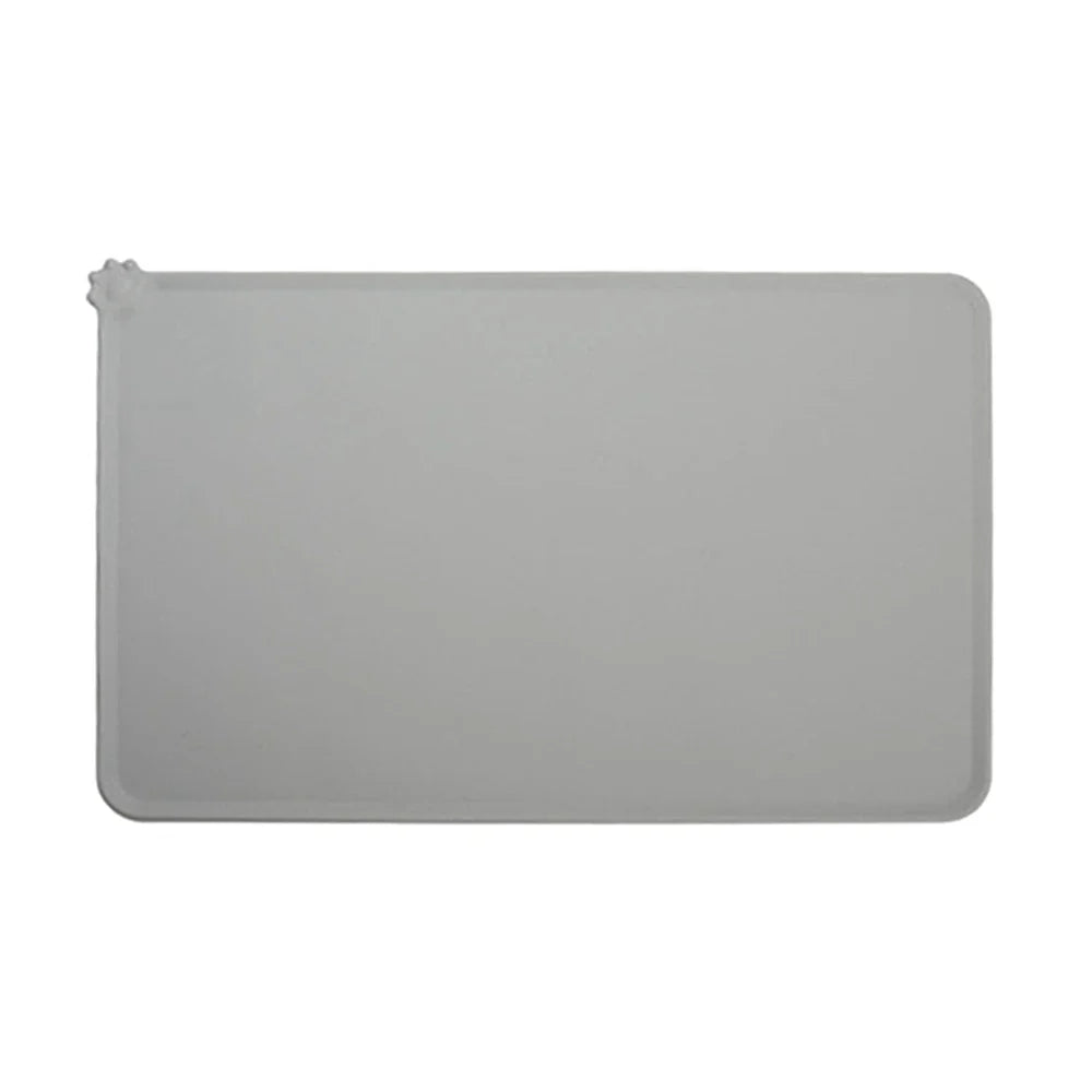 High-Lip Silicone Pet Food Mat for Cat and Dog Bowls