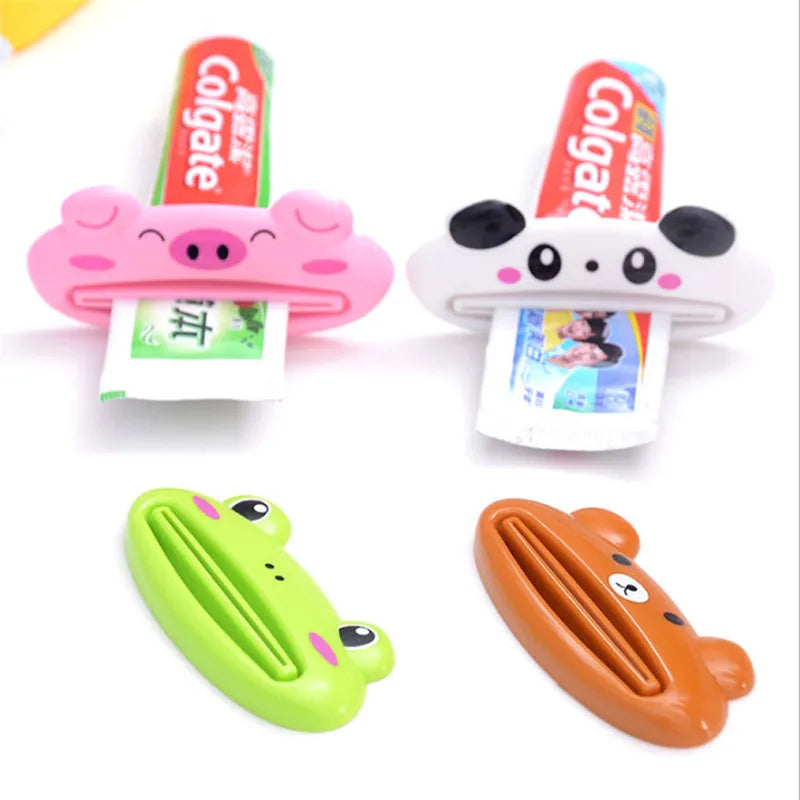 Cartoon Toothpaste Squeezer - Multi-Function Kitchen and Bathroom Accessory
