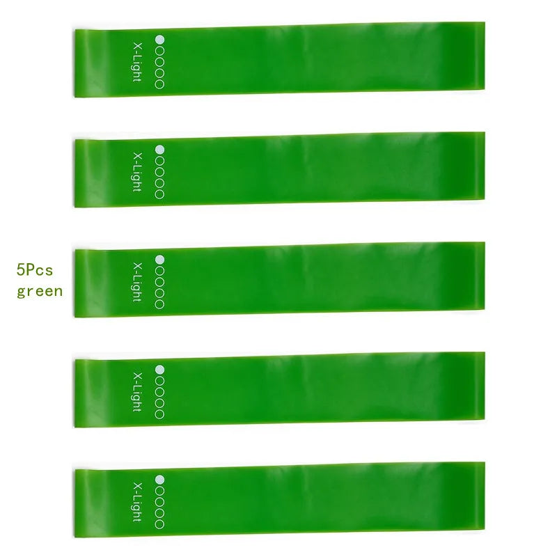 5-Piece Yoga Resistance Rubber Bands Set