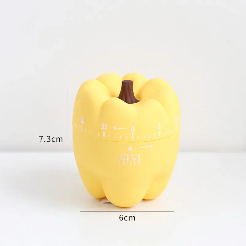 Cartoon Animal Vegetable Shaped Kitchen Timer for Cooking and Baking