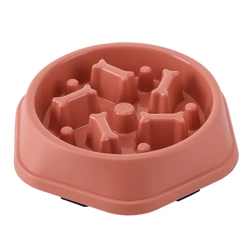 Anti-Choking Slow Food Bowl for Pets - Multiple Colors and Shapes