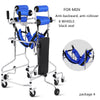 8-Wheel Walker Assist for Rehabilitation and Mobility - Elderly and Stroke Hemiplegia Aid