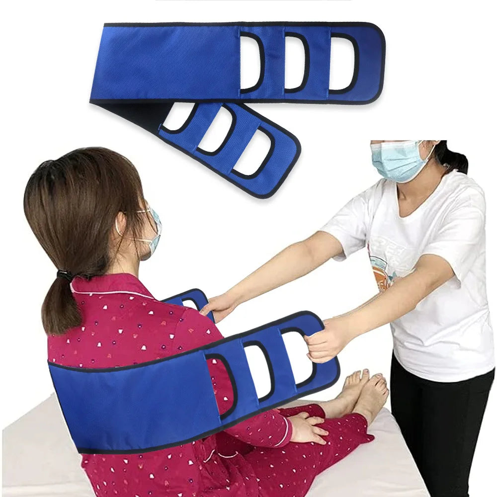 Patient Transfer Sling - Elderly Safety Lifting Aid with Assist Handle