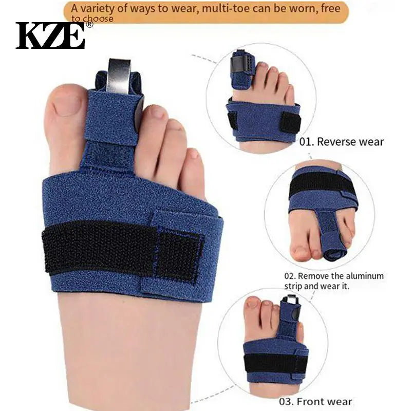Toe Straightener and Corrector for Hammer, Bent, and Crooked Toes