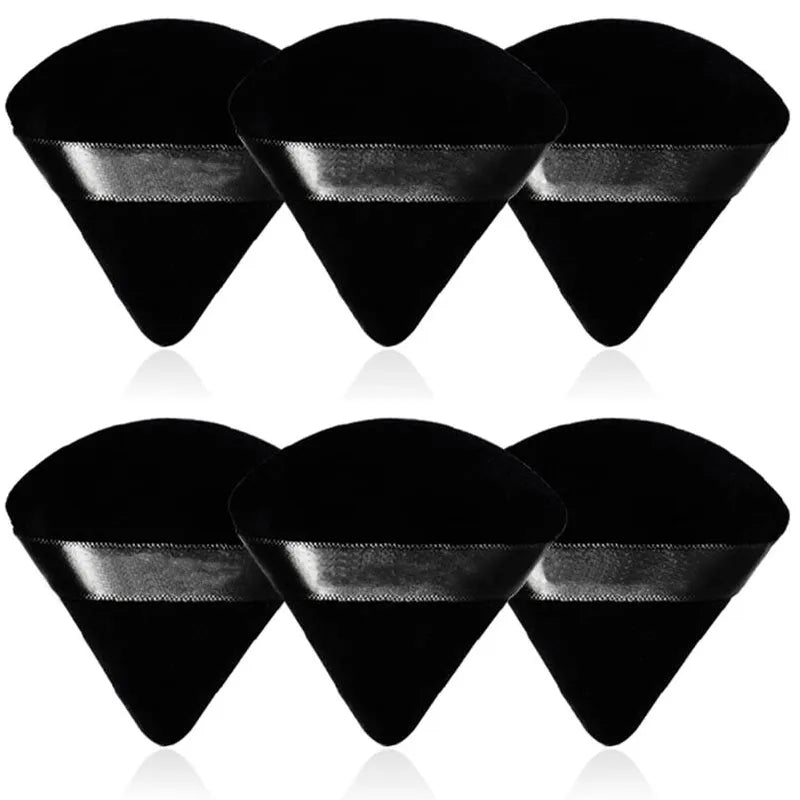 6-Piece Velvet Makeup Sponges for Face and Eyes