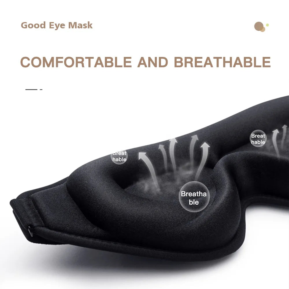 3D Memory Foam Sleep Mask for Light Blockout